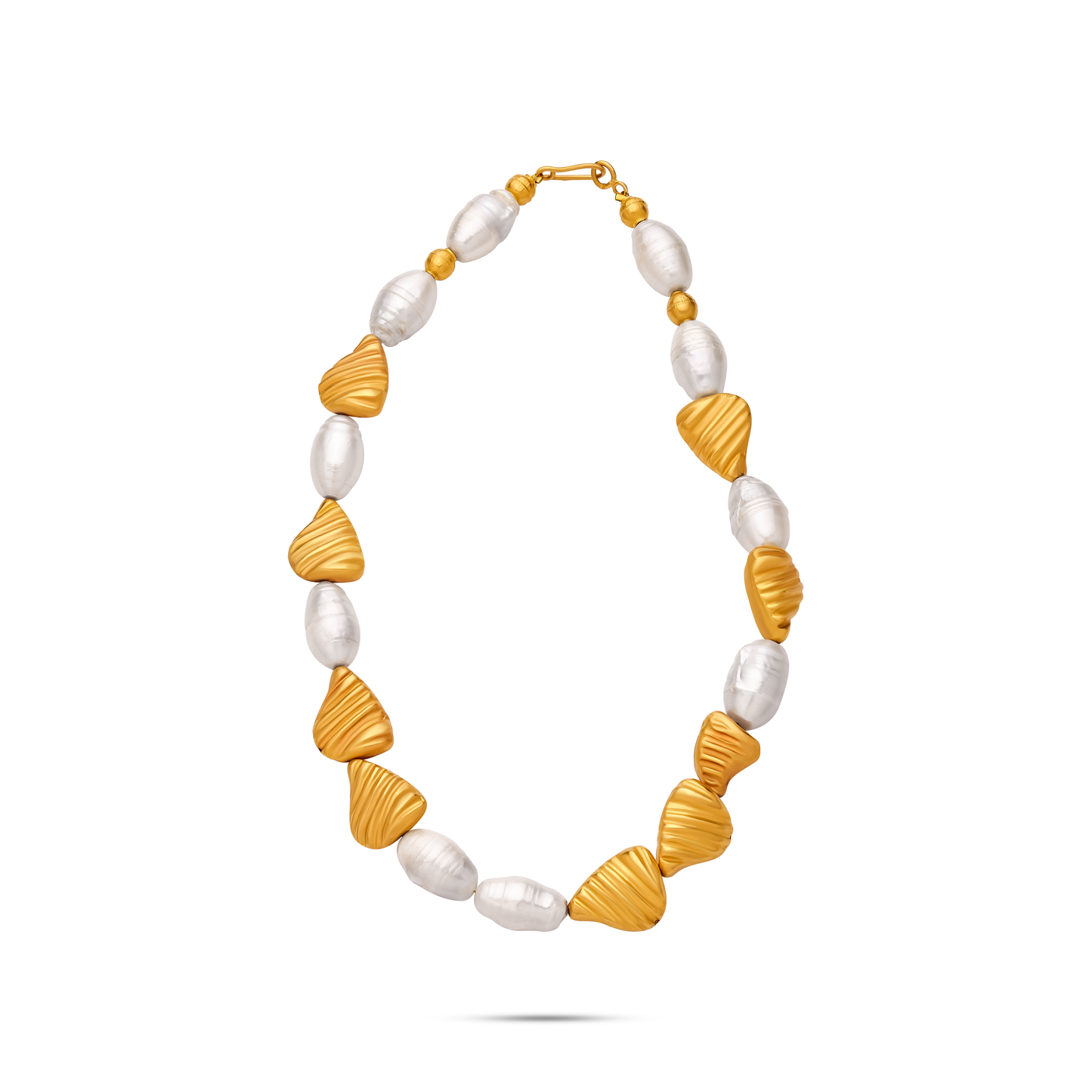 Perle Collection 21K Gold & Pearls Necklace - Nado's Jewellery