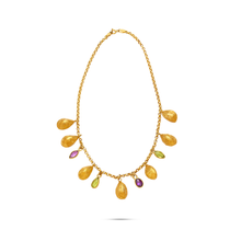  Pietre Collection 18K Gold Amethyst Trio Teardrop Collier - Nado's Jewellery