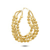 Noccioline Collection 21K Gold Triple-Tier Termes  Necklace - Nado's Jewellery