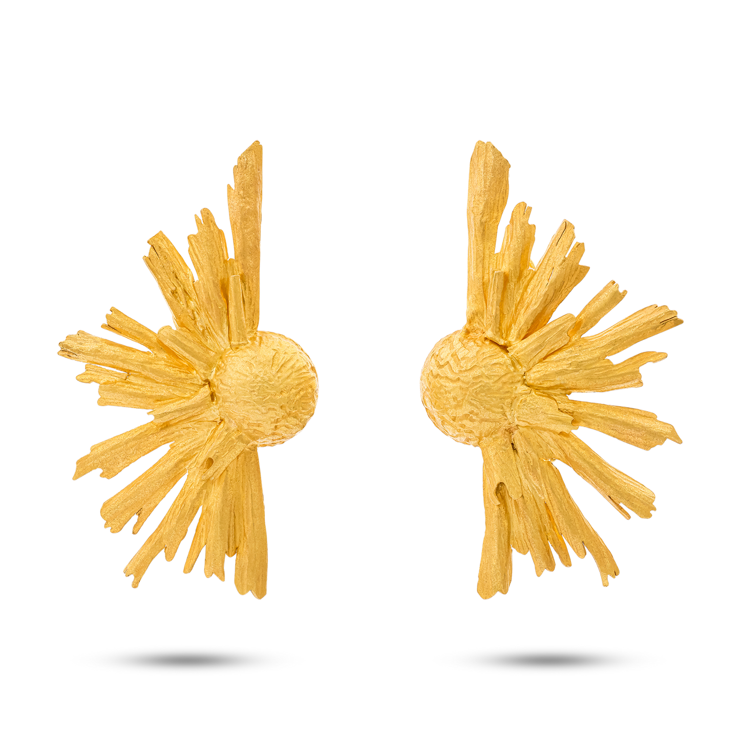 Tesoro Collection 21K Gold Fior Di Sole Earring - Nado's Jewellery