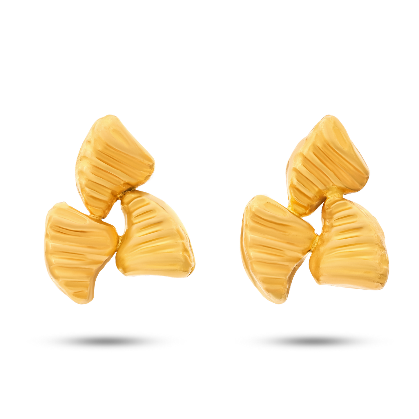 Tesoro Collection 21K Gold Bean Caffã¨ Earring - Nado's Jewellery