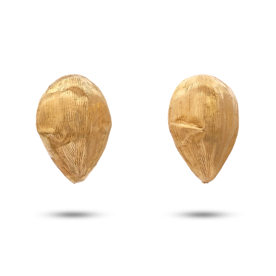 Tesoro Collection 21K Gold Piccolo Cardamom Earings - Nado's Jewellery