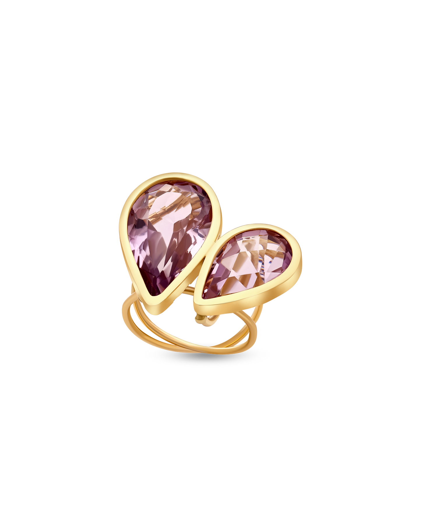 Pietre Collection 21K Gold Sorella Ametista Ring - Nado's Jewellery