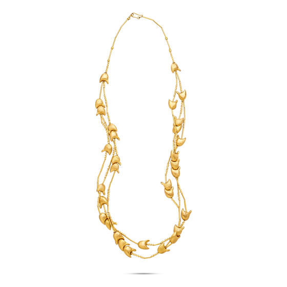 Tesoro Collection 21K Gold Aqua Necklace - Nado's Jewellery