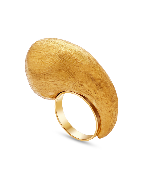 Tesoro Collection 18K Gold Cashew Ring - Nado's Jewellery