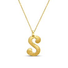  Tesoro Collection 18K Gold Letter Pendant - Nado's Jewellery