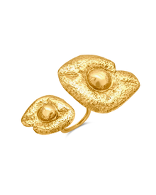  Tesoro Collection Ring 21K Two Flower Ring - Nado's Jewellery