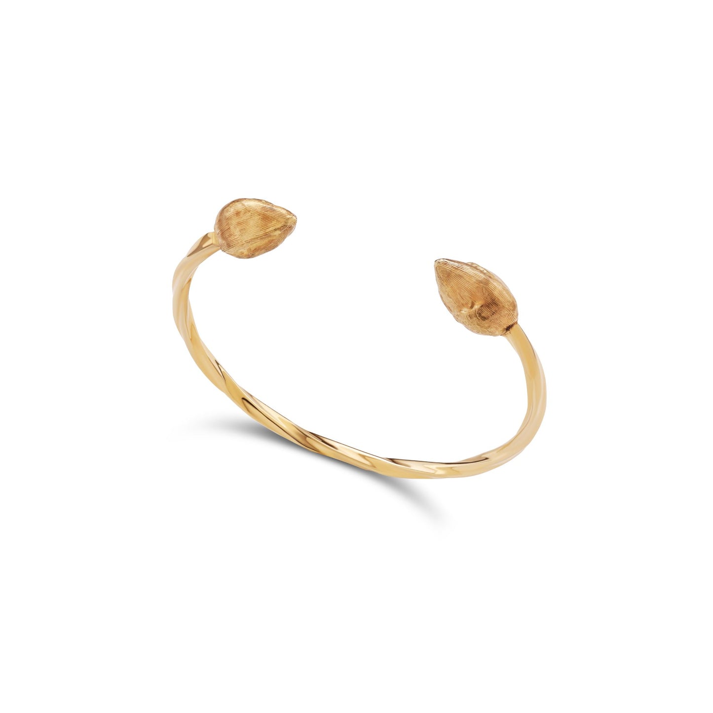 Noccioline Collection 21K Gold Double Cardamom Cuff - Nado's Jewellery