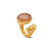  Pietre Collection 21 K Gold Disconnected Amethyst Ring - Nado's Jewellery