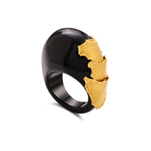  Bordi Collection 21K Gold Abstract Onyx Ring - Nado's Jewellery