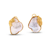  Perle Collection 21K Gold Floating Pearl Earrings - Nado's Jewellery