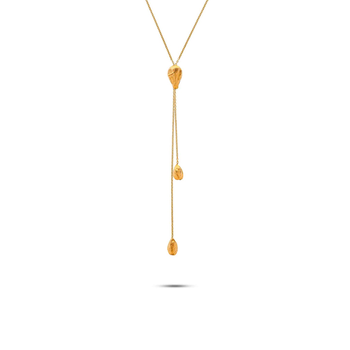 Noccioline Colllection 18K Gold Cardamom Bolero Necklace Piccola - Nado's Jewellery