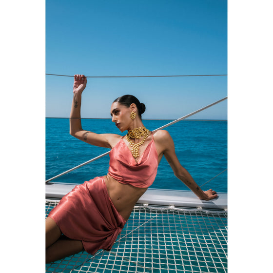 Tesoro Collection 21K Gold Dolce Necklace - Nado's Jewellery