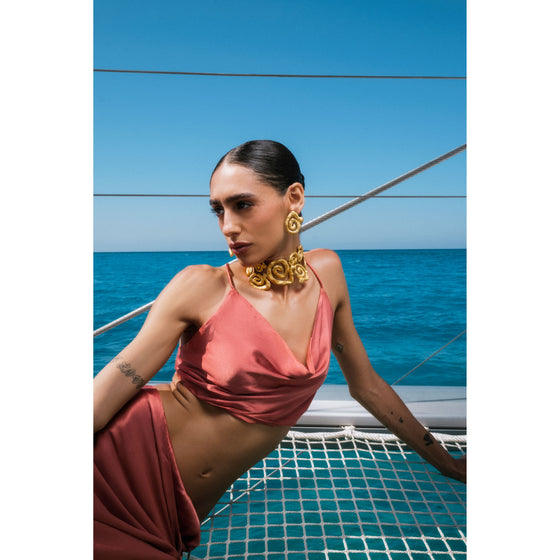 Tesoro Collection 21K Gold Dolce Necklace - Nado's Jewellery