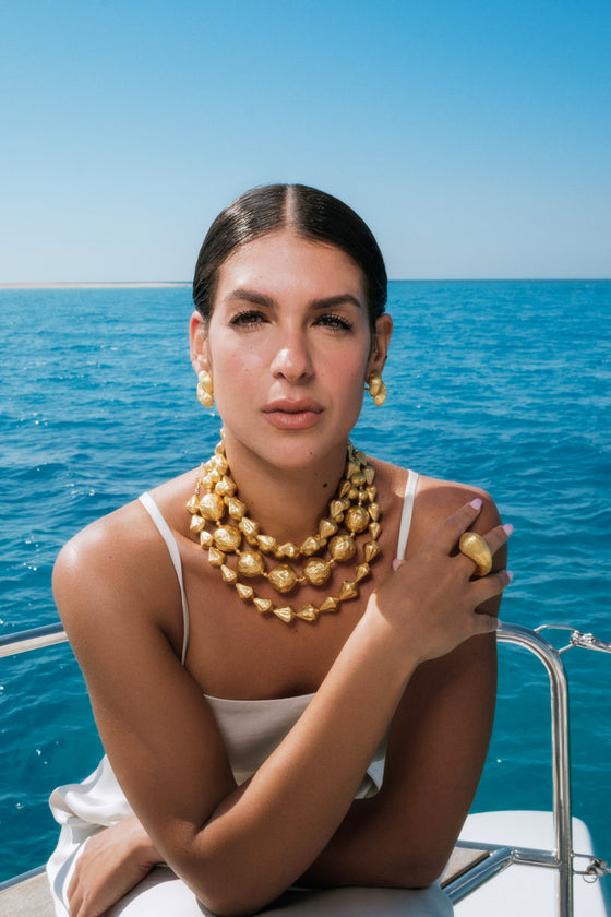 Tesoro Collection 18K Gold Cashew Ring - Nado's Jewellery