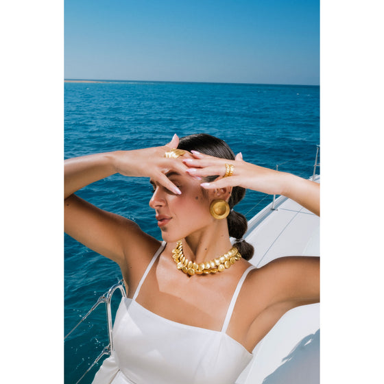 Tesoro Collection 21K Gold Chess Necklace - Nado's Jewellery