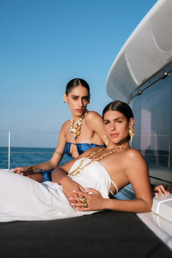 Tesoro Collection Ring 21K Gold Media Heart Ring - Nado's Jewellery