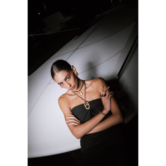 Terra Collection Nado'S Diamond 18K Gold Media Cardamom Choker - Nado's Jewellery