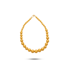  Tesoro Collection 21K Gold Media Pendenza Pearl Shaped Necklace - Nado's Jewellery