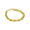 Pietre Collection Precious Stones 21K Gold Beaded Bracelet (Ruby/Peridot Done) (Multi-Colour/Sapphire/Jade/Labradorite/Agate Remaining) - Nado's Jewellery