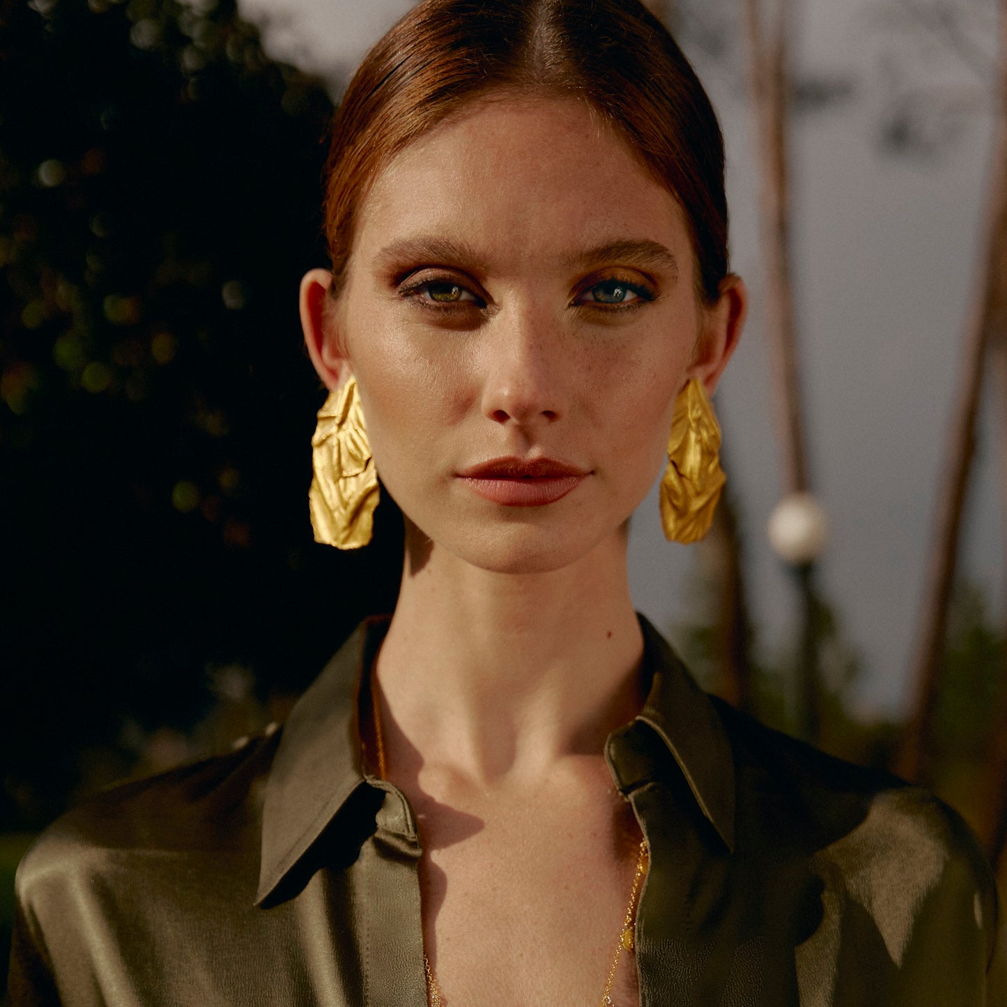 Tesoro Collection 21K Gold Artemis Earrings - Nado's Jewellery