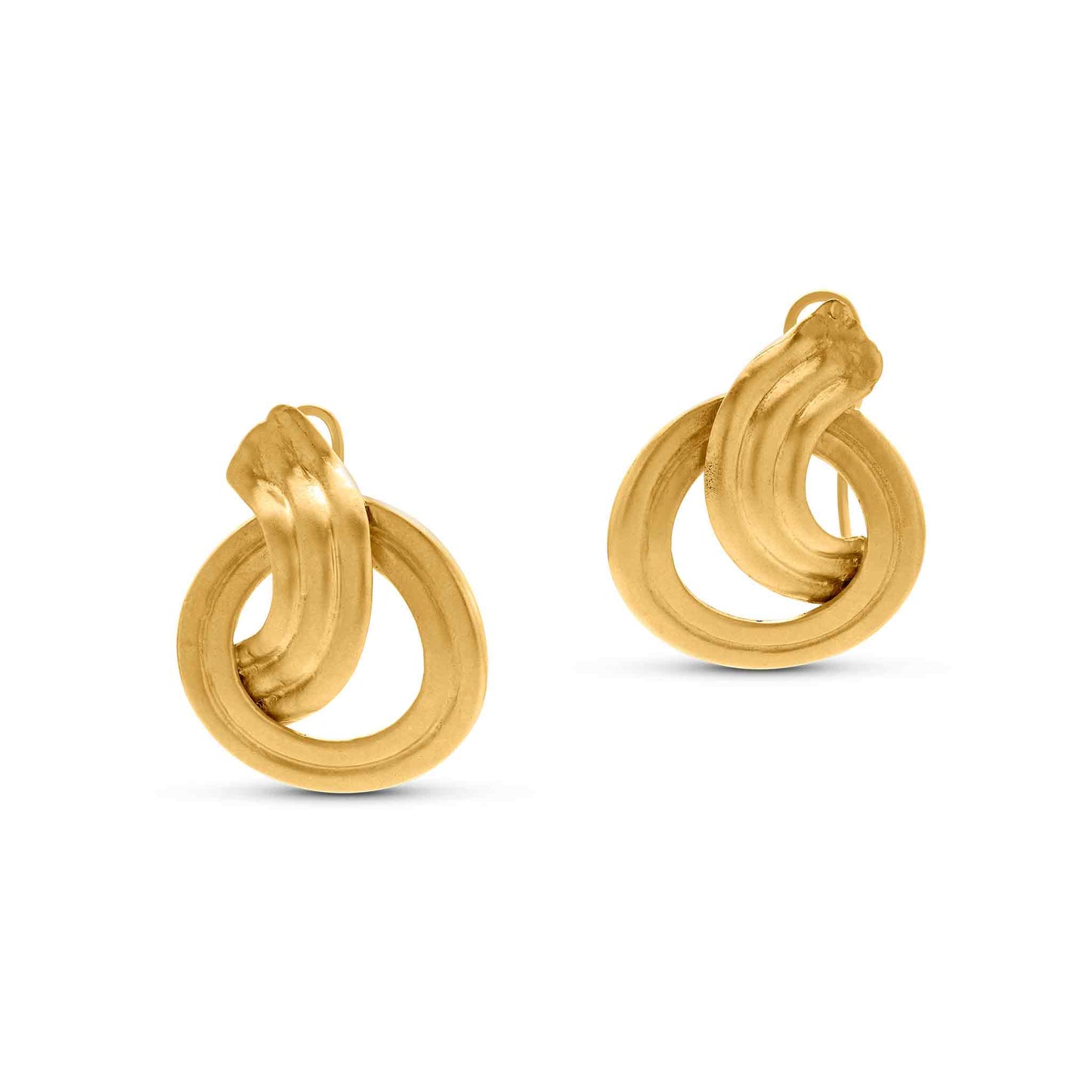 Tesoro Collection 18K Gold Loop Earrings - Nado's Jewellery