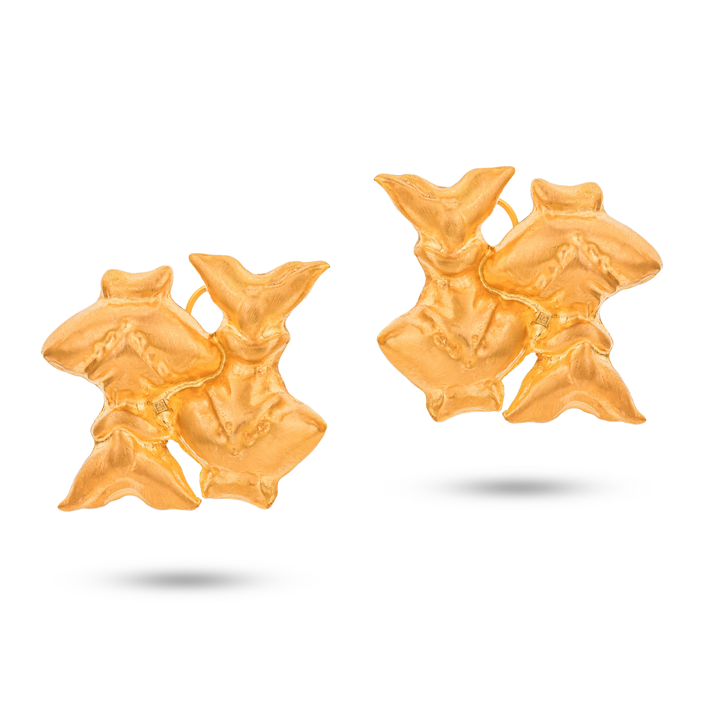 21K Gold Pescare Earrings - Nado's Jewellery
