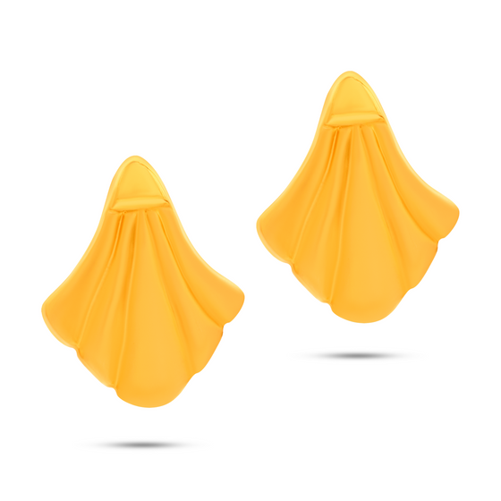 Lotus Collection Gold Lotus Drop Earrings - Nado's Jewellery