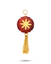  Pietre Collection 18K Gold Lumina Agata Marrone Pendant - Nado's Jewellery