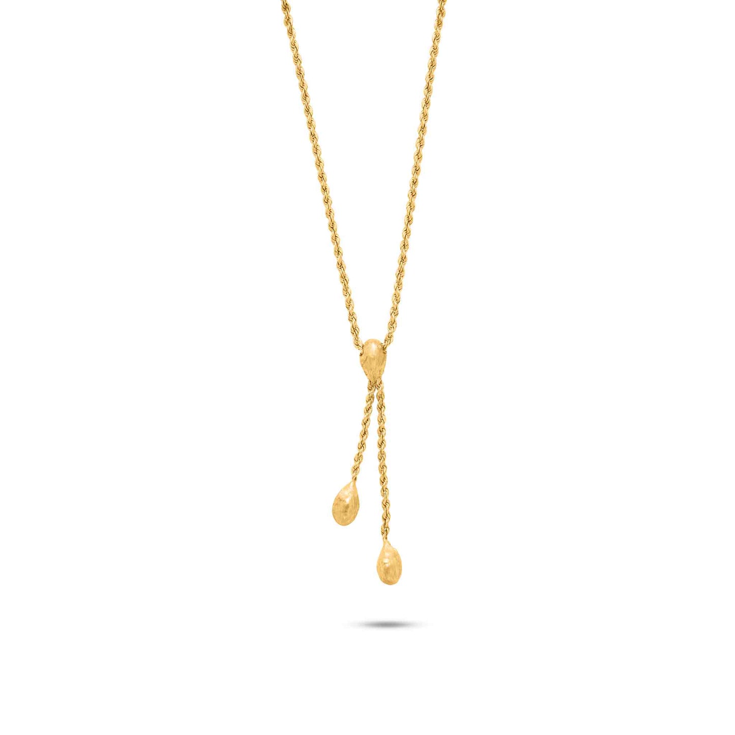 Noccioline Collection 18K Gold 3 Piece Cardamom Necklace Media - Nado's Jewellery
