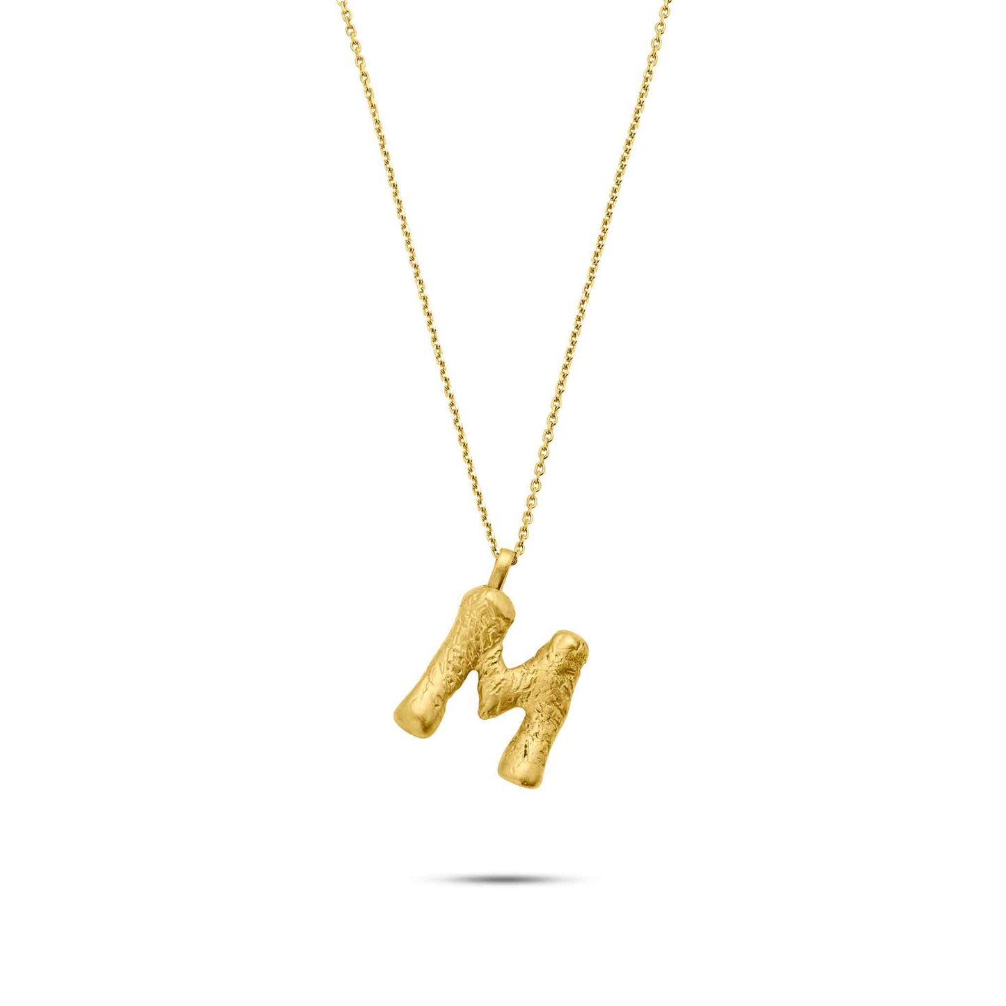 Tesoro Collection 18K Gold Letter Pendant - Nado's Jewellery