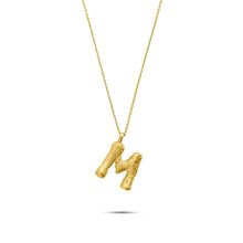  Tesoro Collection 18K Gold Letter Pendant - Nado's Jewellery