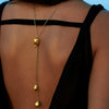 Noccioline Collection 18K Gold Cardamom Bolero Necklace - Nado's Jewellery