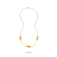  Noccioline Collection 18K Gold Triple Cardamom Necklace - Nado's Jewellery
