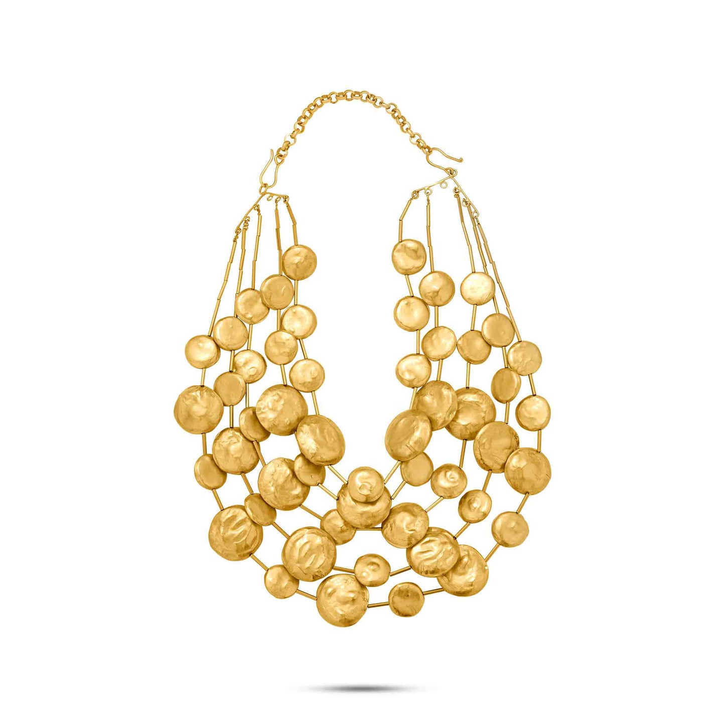 Noccioline Collection 21K Gold Multi-Tier Termes Collier - Nado's Jewellery