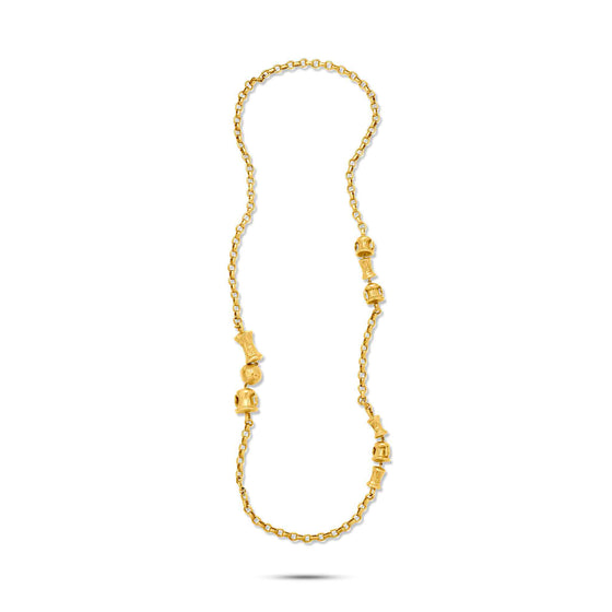 Tesoro Collection 21K Gold Lariat Necklace - Nado's Jewellery