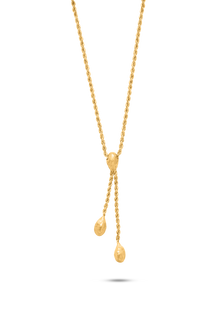  18K Gold Cardamom 3 Piece Necklace Piccola - Nado's Jewellery