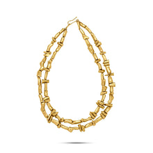  Tesoro Collection 21K Gold Coral Inspired Two-Tier Collier - Nado's Jewellery