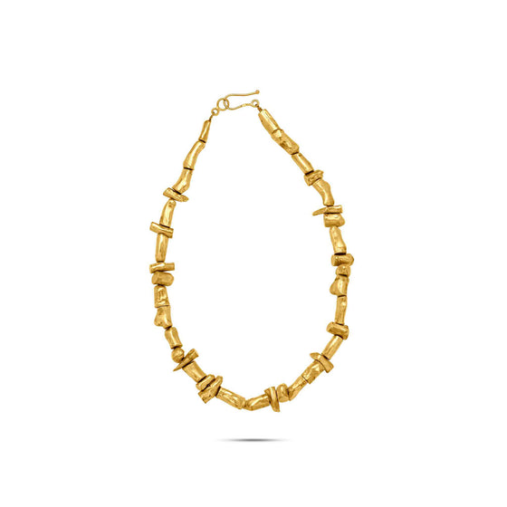 Tesoro Collection 21K Gold Coral Inspired Collier - Nado's Jewellery