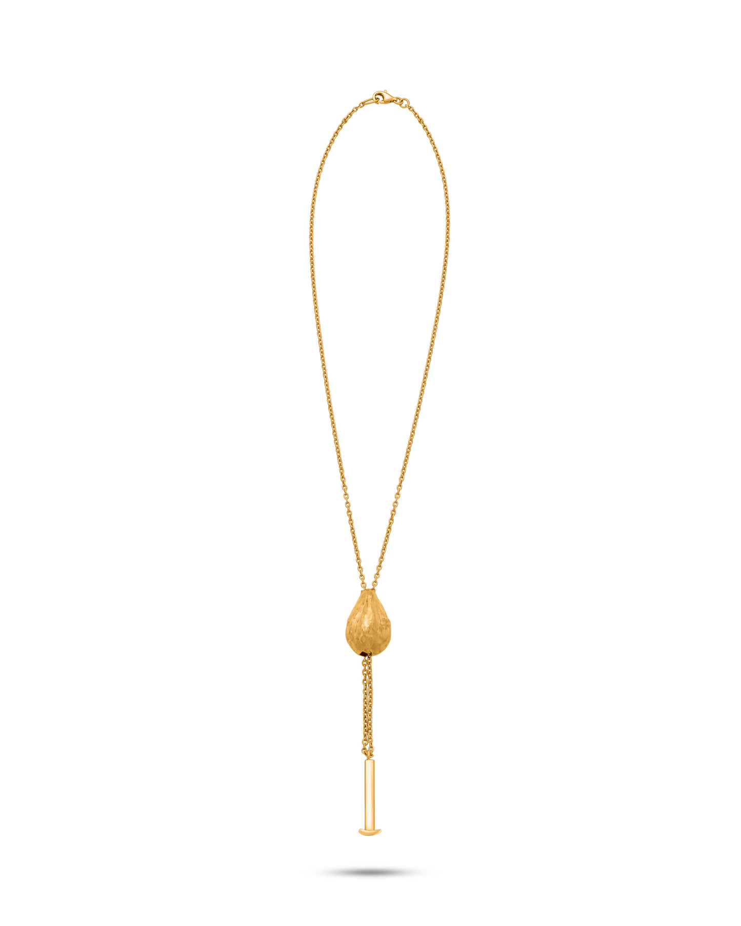 Tesoro Collection 18K Gold Customizable Cardamom Necklace - Nado's Jewellery