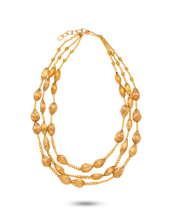 Tesoro Collection 21K Tre Fili Cardamom Collier - Nado's Jewellery