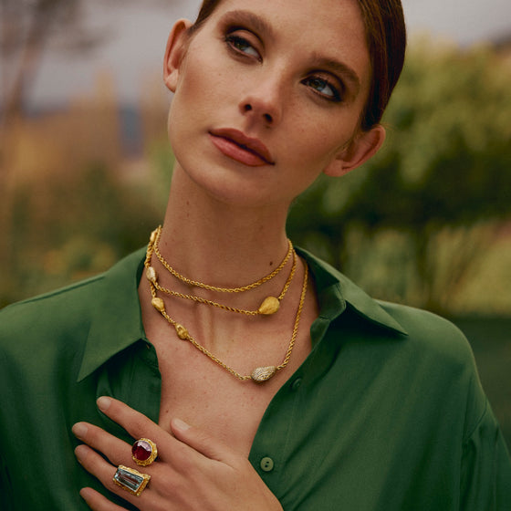 Diamanti Collection 18K Gold & Diamonds Cardamom Sautoir - Nado's Jewellery