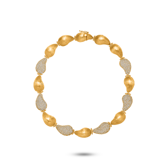 Diamanti Collection 18K Gold Sei Yin Yang Diamond Cardamom Necklace - Nado's Jewellery