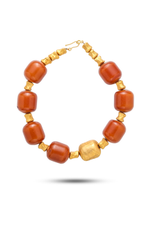  Pietre Collection 21K Mastic & 21K Gold Grande Perline Bead Necklace - Nado's Jewellery