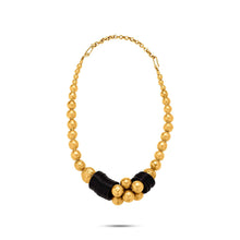  Pietre Collection Pearl Shaped 21K Gold & Onyx Discs Collier - Nado's Jewellery