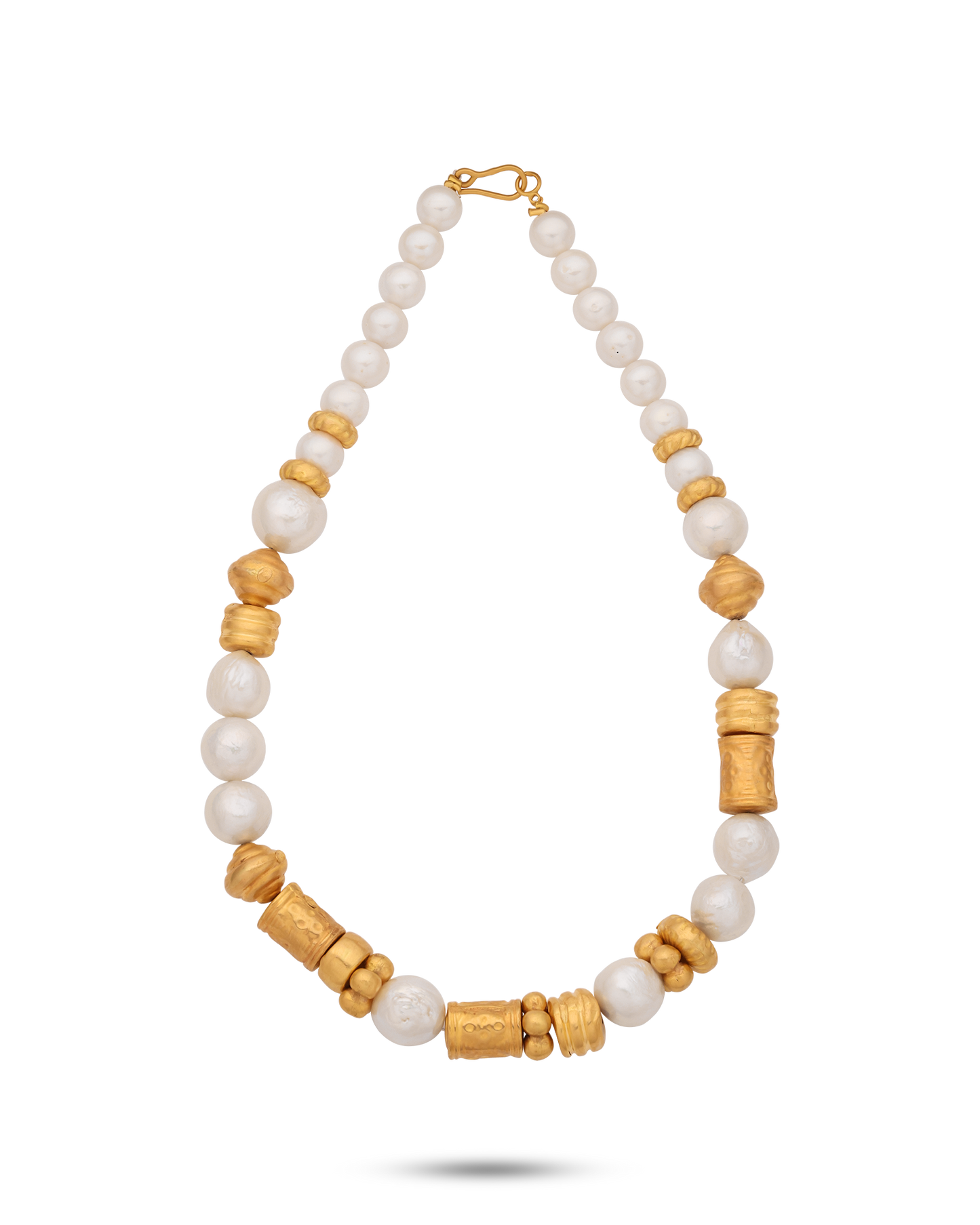 Perle Collection 21K Gold And Pearls Irregolare - Nado's Jewellery