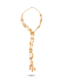  Noccioline Collection  
18K Gold Cardamom Cravate With Pearls Grande - Nado's Jewellery