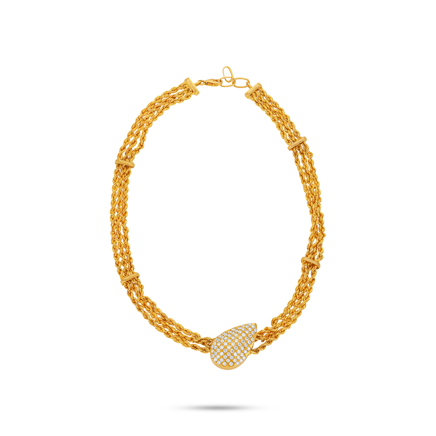 Diamanti Collection 18K Gold  Yin Yang Cardamom Collier - Nado's Jewellery