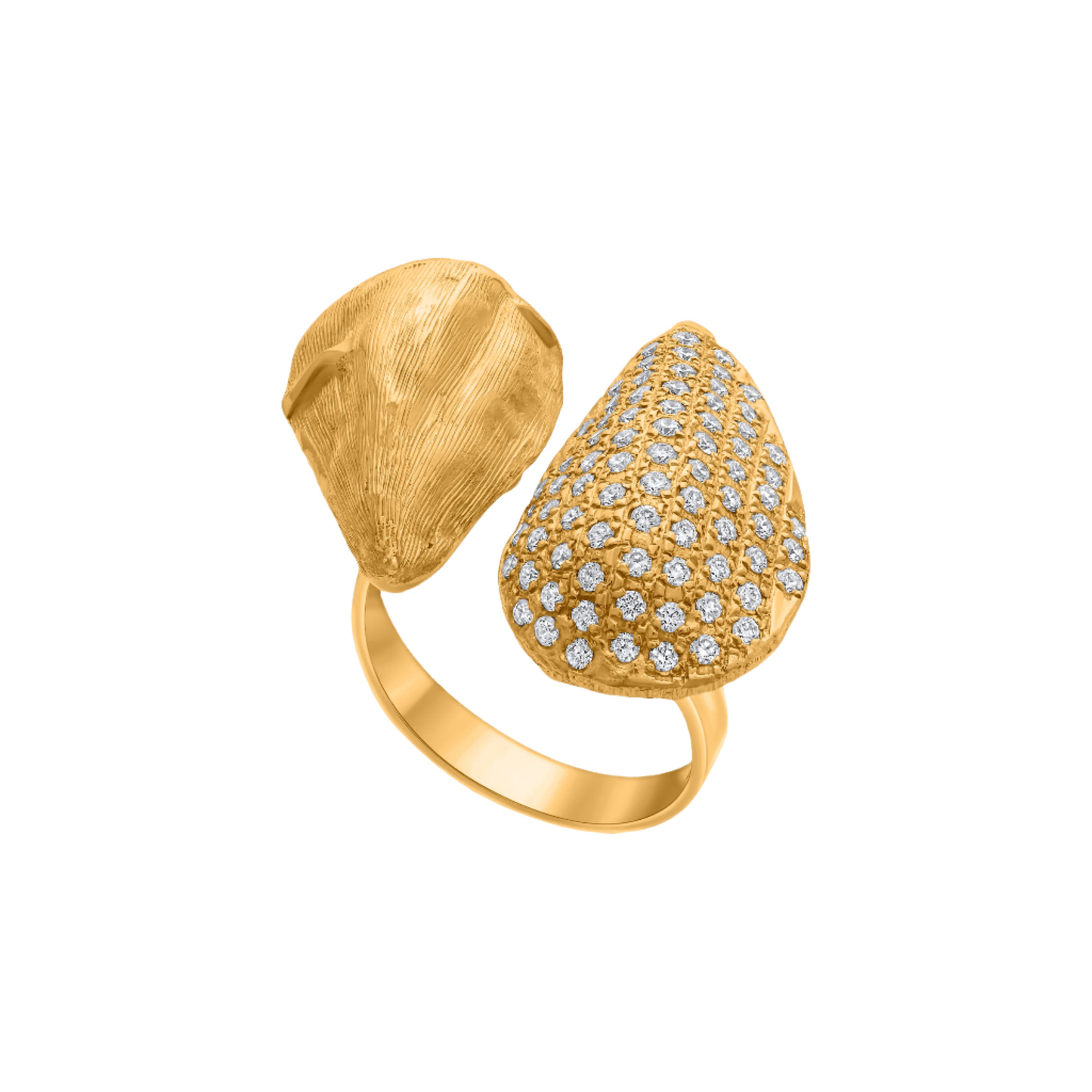 Diamanti Collection 18K Gokd And Diamond Yin Yang Ring - Nado's Jewellery
