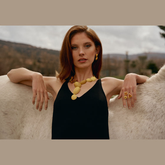 Tesoro Collection 21K Gold Tree Of Life Necklace - Nado's Jewellery